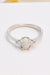 Contrast 925 Sterling Silver Opal Ring