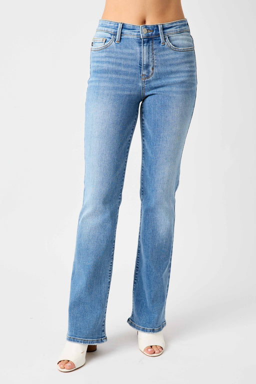 Judy Blue Full Size High Waist Straight Jeans Medium