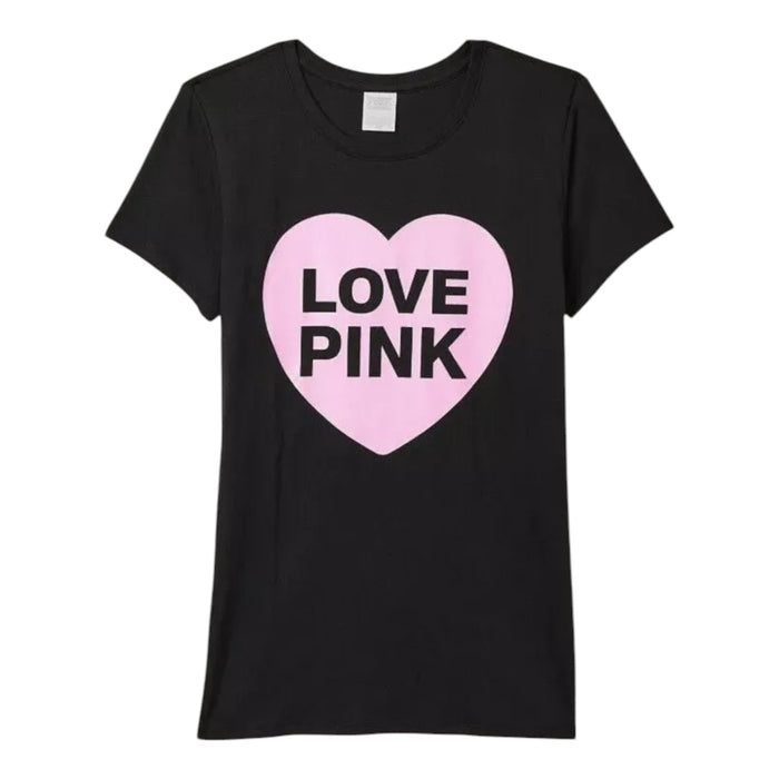 VICTORIA'S SECRET PINK Cotton Tee Shirt LOVE PINK