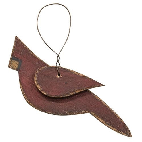 Rustic Cardinal Ornament