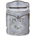 Galvanized Metal Post Box