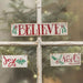 3/Set Xmas Words Ornaments