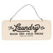 The Laundry Co. Vintage Hanging Sign